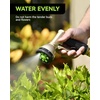 image:imageRAINPOINT Garden Hose Nozzle 9 Spray Patterns Hose Sprayer Nozzle Heavy Duty Metal Water Hose Nozzle Adjustable Hand Sprayer Watering Plants and Lawn Pet Showering OrangeGreen