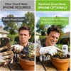 image:imageRAINPOINT Smart Digital Wireless Plant Moisture Meter Houseplant IndoorWiFi Hub NeededCapacitive ProbeLeavein Soil Hygrometer SensorRealtime Monitor Humidity Tester Outdoor GardeningSensor Only Pack