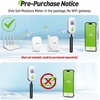 image:imageRAINPOINT Smart Digital Wireless Plant Moisture Meter Houseplant IndoorWiFi Hub NeededCapacitive ProbeLeavein Soil Hygrometer SensorRealtime Monitor Humidity Tester Outdoor GardeningSensor Only Pack
