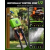 image:imageRAINPOINT WiFi Water Timer for Garden Hose 2 Zone WiFi Sprinkler Controller Smart Hose Timer Valve Automatic Drip Irrigation SystemRain Delay for GardenLawnGreen