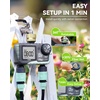 image:imageRAINPOINT Sprinkler Timer for Garden Hose  2 Pack Brass Intel Hose Timer Rain DelayManual WateringAutomatic Irrigation for Yard Lawn2