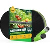 image:imageRAINPOINT 25FT Flat Soaker Hose Flexible amp HeavyDuty Drip Hose with Anodized Aluminum Fittings 80 WaterSaving Double Layer Gardening Irrigation Hose GreenGreen