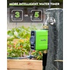 image:imageRAINPOINT WiFi Water Timer for Garden Hose 2027 New Version WiFi Sprinkler Controller Smart Hose Timer Valve Automatic Drip Irrigation SystemRain Delay for GardenLime Green
