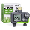 image:imageRAINPOINT Programmable Digital for Lawn Yard Water Timer Brass Inlet Grass Green 2 Zone