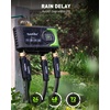 image:imageRAINPOINT 4 Zone WiFi Sprinkler Timer Without hub 2027 New Version for Garden Hose Outdoor Hose Water Timer with Brass Ports APP amp Voice Custom Irrigation ProgramsLime Green