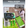 image:imageRAINPOINT 4 Zone WiFi Sprinkler Timer Without hub 2027 New Version for Garden Hose Outdoor Hose Water Timer with Brass Ports APP amp Voice Custom Irrigation ProgramsLime Green