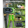 image:imageRAINPOINT 4 Zone WiFi Sprinkler Timer Without hub 2027 New Version for Garden Hose Outdoor Hose Water Timer with Brass Ports APP amp Voice Custom Irrigation ProgramsLime Green