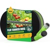 image:imageRAINPOINT 200FT Flat Soaker Hose for Garden 50FT x 4 Pack Flexible amp Leakproof Drip Hose with Anodized Aluminum Fittings Double Layer 80 WaterSaving Irrigation Hose GreenGreen