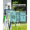 image:imageRAINPOINT 4Zone Sprinkler Timer 2027 New Version 4 Outlets Hose Water Timer Automatic Irrigation Controller with Rain Delay amp Manual Mode for Lawn amp Garden IrrigationSky Blue