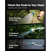 image:imageRAINPOINT Watering Wand 16 Inch Metal Garden Hose Wand with 9 Spray Patterns Long Hose Sprayer Nozzle For Hanging Baskets ShrubsLawn BlueBlue