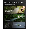 image:imageRAINPOINT Watering Wand 16 Inch Metal Garden Hose Wand with 9 Spray Patterns Long Hose Sprayer Nozzle For Hanging Baskets ShrubsLawn BlueGreen