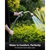 image:imageRAINPOINT Watering Wand 16 Inch Metal Garden Hose Wand with 9 Spray Patterns Long Hose Sprayer Nozzle For Hanging Baskets ShrubsLawn BlueOrange