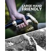 image:imageRAINPOINT Garden Hose Nozzle 100 Heavy Duty Metal Hose Sprayer High Pressure Water Hose Nozzle with Adjustable Spray Patterns and Flow Control for Watering Plants Car Washing Pet Washing GoldBright Silver