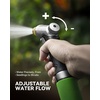 image:imageRAINPOINT Garden Hose Nozzle 100 Heavy Duty Metal Hose Sprayer High Pressure Water Hose Nozzle with Adjustable Spray Patterns and Flow Control for Watering Plants Car Washing Pet Washing GoldBright Silver