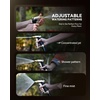image:imageRAINPOINT Garden Hose Nozzle 100 Heavy Duty Metal Hose Sprayer High Pressure Water Hose Nozzle with Adjustable Spray Patterns and Flow Control for Watering Plants Car Washing Pet Washing GoldBright Silver