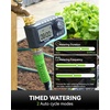 image:imageRAINPOINT Sprinkler Timer 100 Metal Pipe Water Timer for Garden Hose Programmable Hose Controller for Watering Sprinkler Controller with Manual WateringRain Delay for Outdoor Lawn amp Garden 2PCSGreen