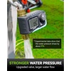 image:imageRAINPOINT Sprinkler Timer 100 Metal Pipe Water Timer for Garden Hose Programmable Hose Controller for Watering Sprinkler Controller with Manual WateringRain Delay for Outdoor Lawn amp Garden 2PCSGreen