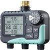 image:imageRAINPOINT 3Zone Water Timer Brass Inlet amp Outlet 2027 Upgraded Enhanced Waterproof LCD 3 Custom Watering Plans IP65 Sprinkler Timer Rain Delay ManualAutomatic Watering for Yard Lawn GreenhouseLight Grey
