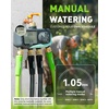 image:imageRAINPOINT Sprinkler Timer 4 Outlets Hose Timer with Brass Inlet with Rain DelayManualAutomatic Controller System Programmable Digital for Lawn Yard 4 Zone Baby Blue 4 OutletsBaby Blue
