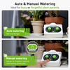 image:imageRAINPOINT EasySetup Automatic Plant Waterer Indoor for Pot Plant Adjustable Water OutputBattery Powered Outdoor IP54 Waterproof BeginnerFriendly Drip Irrigation System Device Kit Water 1015 PlantsWhite