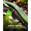 image:imageRAINPOINT 25FT Flat Soaker Hose HeavyDuty Flexible Drip Hose  DoubleLayer 80 WaterSaving Flat Soaker Hose with Anodized Aluminum Fittings for Garden amp Lawn Irrigation GreenGreen