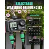 image:imageRAINPOINT Sprinkler Timer with 3 Different Programs Hose Timer for Garden Hose with Rain DelayManual WateringAutomatic Irrigation System for Garden 2 Outlet