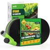 image:imageRAINPOINT 25FT Flat Soaker Hose HeavyDuty Flexible Drip Hose  DoubleLayer 80 WaterSaving Flat Soaker Hose with Anodized Aluminum Fittings for Garden amp Lawn Irrigation GreenGreen