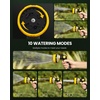image:imageRAINPOINT Garden Hose Nozzle  100 Heavy Duty Metal Thumb Control Spray Nozzles for Garden Hose High Pressure 10 Pattern Water Hose Nozzle for Car Wash Watering Lawn Pets Forest GreenBright Yellow
