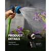 image:imageRAINPOINT Garden Hose Nozzle  100 Heavy Duty Metal Thumb Control Spray Nozzles for Garden Hose High Pressure 10 Pattern Water Hose Nozzle for Car Wash Watering Lawn Pets Forest GreenNavy Blue
