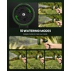 image:imageRAINPOINT Garden Hose Nozzle  100 Heavy Duty Metal Thumb Control Spray Nozzles for Garden Hose High Pressure 10 Pattern Water Hose Nozzle for Car Wash Watering Lawn Pets Forest GreenDark Green