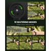 image:imageRAINPOINT Garden Hose Nozzle  100 Heavy Duty Metal Thumb Control Spray Nozzles for Garden Hose High Pressure 10 Pattern Water Hose Nozzle for Car Wash Watering Lawn Pets Forest GreenMidnight Black