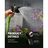 image:imageRAINPOINT Garden Hose Nozzle  100 Heavy Duty Metal Thumb Control Spray Nozzles for Garden Hose High Pressure 10 Pattern Water Hose Nozzle for Car Wash Watering Lawn Pets Forest GreenMidnight Black