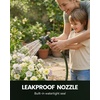 image:imageRAINPOINT Garden Hose Nozzle  100 Heavy Duty Metal Thumb Control Spray Nozzles for Garden Hose High Pressure 10 Pattern Water Hose Nozzle for Car Wash Watering Lawn Pets Forest GreenDark Green