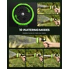 image:imageRAINPOINT Garden Hose Nozzle  100 Heavy Duty Metal Thumb Control Spray Nozzles for Garden Hose High Pressure 10 Pattern Water Hose Nozzle for Car Wash Watering Lawn Pets Forest GreenForest Green