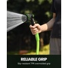 image:imageRAINPOINT Garden Hose Nozzle  100 Heavy Duty Metal Thumb Control Spray Nozzles for Garden Hose High Pressure 10 Pattern Water Hose Nozzle for Car Wash Watering Lawn Pets Forest GreenDark Green
