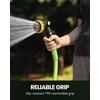 image:imageRAINPOINT Garden Hose Nozzle  100 Heavy Duty Metal Thumb Control Spray Nozzles for Garden Hose High Pressure 10 Pattern Water Hose Nozzle for Car Wash Watering Lawn Pets Forest GreenBright Yellow