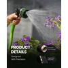 image:imageRAINPOINT Garden Hose Nozzle  100 Heavy Duty Metal Thumb Control Spray Nozzles for Garden Hose High Pressure 10 Pattern Water Hose Nozzle for Car Wash Watering Lawn Pets Forest GreenDark Green