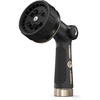image:imageRAINPOINT Garden Hose Nozzle  100 Heavy Duty Metal Thumb Control Spray Nozzles for Garden Hose High Pressure 10 Pattern Water Hose Nozzle for Car Wash Watering Lawn Pets Forest GreenMidnight Black